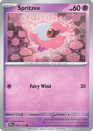 Spritzee (38) Common Reverse Holofoil