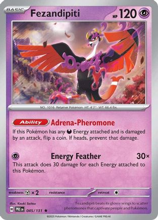 Fezandipiti (45) Rare Reverse Holofoil