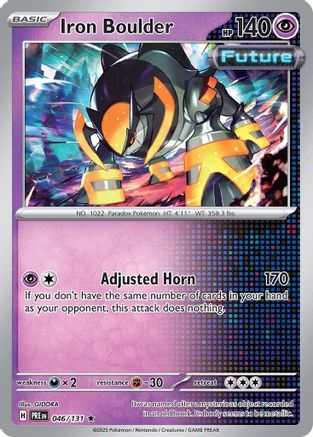 Iron Boulder (46) Rare Holofoil