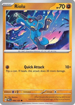 Riolu (50) Common Reverse Holofoil