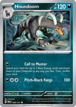 Houndoom (63) Common Reverse Holofoil