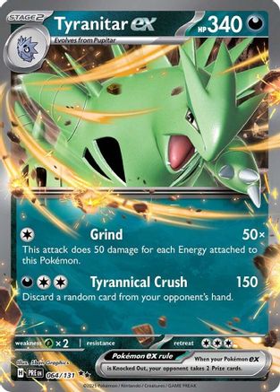 Tyranitar ex (64) Double Rare Holofoil