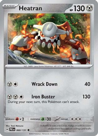 Heatran (68) Uncommon Reverse Holofoil