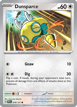 Dunsparce (79) Common Reverse Holofoil
