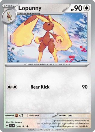 Lopunny (84) Common Reverse Holofoil