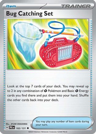 Bug Catching Set (102) Uncommon Reverse Holofoil