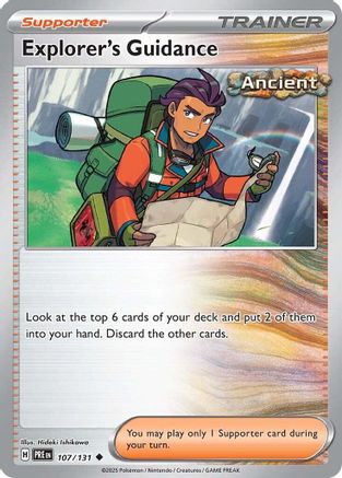 Explorer's Guidance (107) Uncommon Reverse Holofoil