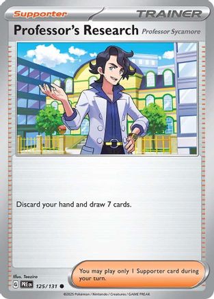 Professor's Research [Professor Sycamore] (125) Common Reverse Holofoil