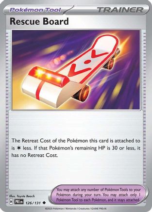 Rescue Board (126) Uncommon Reverse Holofoil