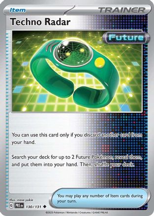 Techno Radar (130) Uncommon Reverse Holofoil