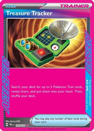 Treasure Tracker (131) ACE SPEC Rare Holofoil