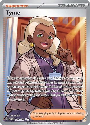Tyme (143) Ultra Rare Holofoil