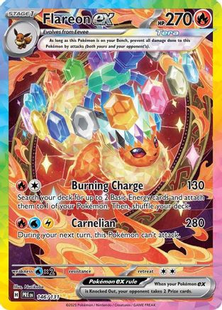 Flareon ex - 146/131 (146) Special Illustration Rare Holofoil (Cabinet-NM)