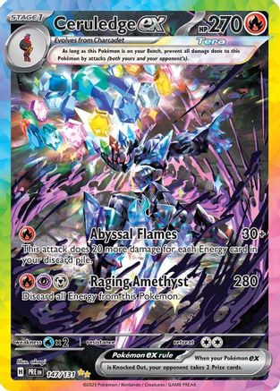 Ceruledge ex (147) Special Illustration Rare Holofoil