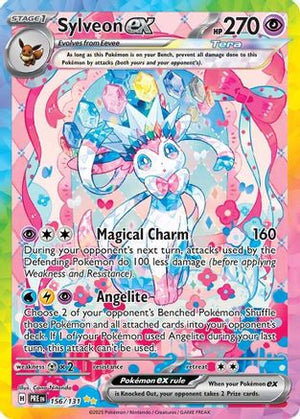 Sylveon ex - 156/131 (156) Special Illustration Rare Holofoil (Cabinet-NM)