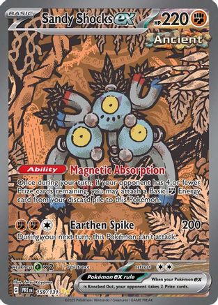 Sandy Shocks ex - 159/131 (159) Special Illustration Rare Holofoil