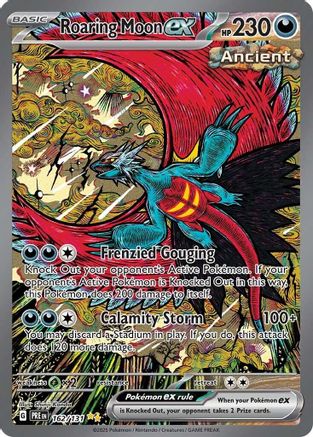 Roaring Moon ex (162) Special Illustration Rare Holofoil (Cabinet-NM)