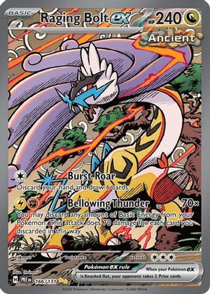 Raging Bolt ex (166) Special Illustration Rare Holofoil (Cabinet-NM)