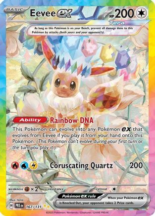 Eevee ex - 167/131 Prismatic Evolutions SIR (Cabinet-NM)
