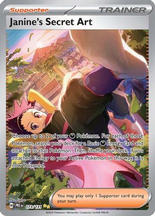Janine's Secret Art - 173/131 (173) Special Illustration Rare Holofoil