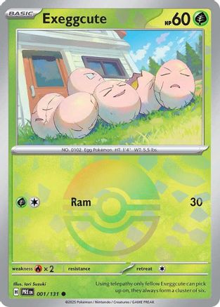 Exeggcute (Poke Ball Pattern) (1) Common Holofoil