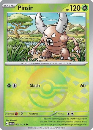 Pinsir (Poke Ball Pattern) (3) Common Holofoil