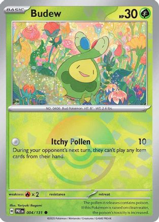 Budew (Poke Ball Pattern) (4) Common Holofoil