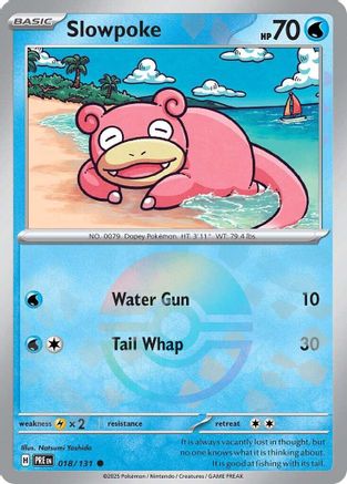 Slowpoke (Poke Ball Pattern) (18) Common Holofoil
