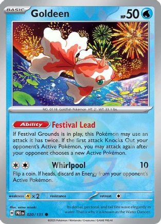 Goldeen (Poke Ball Pattern) (20) Common Holofoil