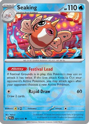 Seaking (Poke Ball Pattern) (21) Uncommon Holofoil