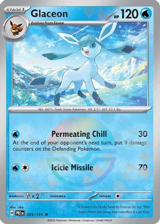 Glaceon (Poke Ball Pattern) (25) Rare Holofoil