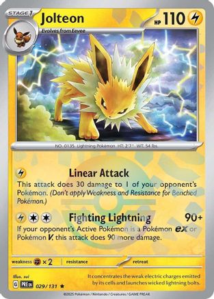 Jolteon (Poke Ball Pattern) (29) Rare Holofoil