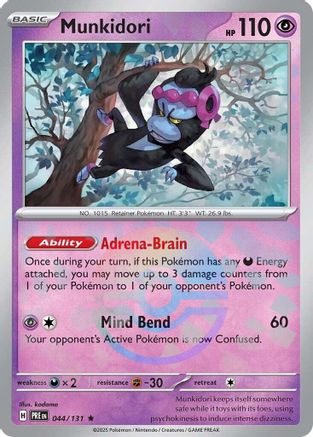 Munkidori (Poke Ball Pattern) (44) Rare Holofoil