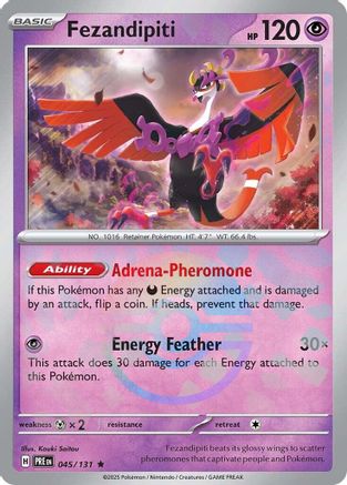Fezandipiti (Poke Ball Pattern) (45) Rare Holofoil
