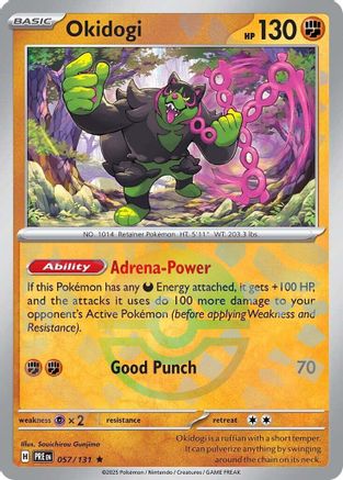 Okidogi (Poke Ball Pattern) (57) Rare Holofoil