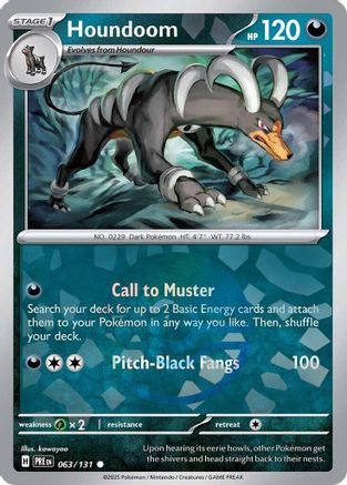 Houndoom (Poke Ball Pattern) (63) Common Holofoil