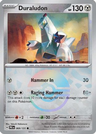 Duraludon (Poke Ball Pattern) (69) Common Holofoil