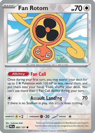 Fan Rotom (Poke Ball Pattern) (85) Common Holofoil