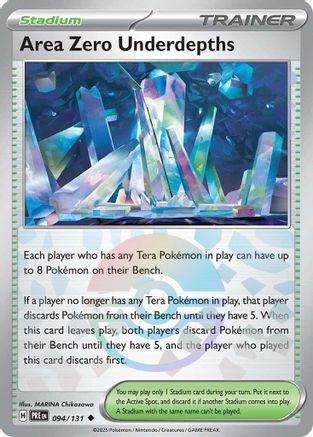 Area Zero Underdepths (Poke Ball Pattern) (94) Uncommon Holofoil