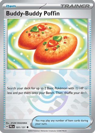 Buddy-Buddy Poffin (Poke Ball Pattern) (101) Uncommon Holofoil