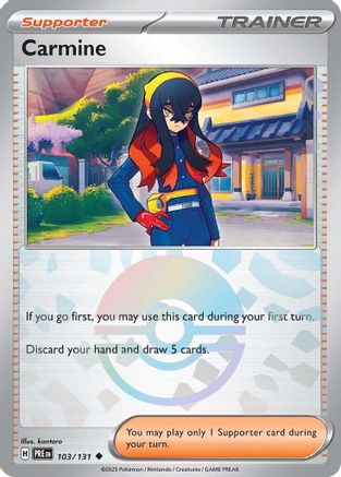 Carmine (Poke Ball Pattern) (103) Uncommon Holofoil