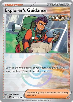 Explorer's Guidance (Poke Ball Pattern) (107) Uncommon Holofoil