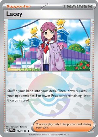 Lacey - 114/131 (Poke Ball Pattern) (114) Uncommon Holofoil