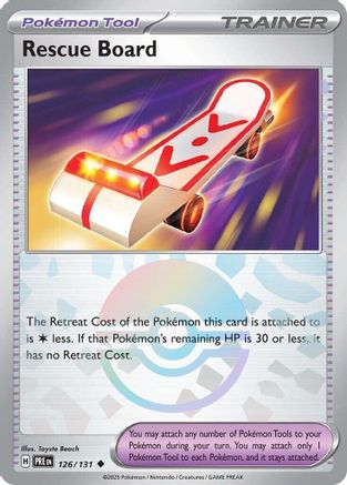 Rescue Board (Poke Ball Pattern) (126) Uncommon Holofoil