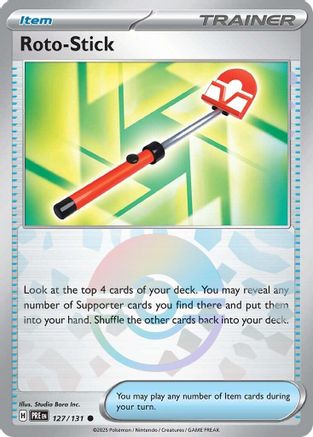 Roto-Stick (Poke Ball Pattern) (127) Common Holofoil