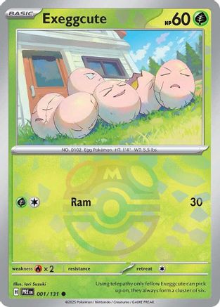 Exeggcute (Master Ball Pattern) (1) Common Holofoil