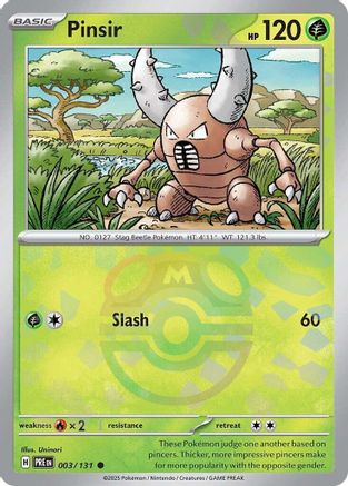Pinsir (Master Ball Pattern) (3) Common Holofoil