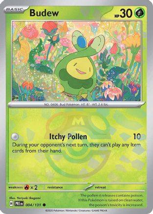 Budew (Master Ball Pattern) (4) Common Holofoil