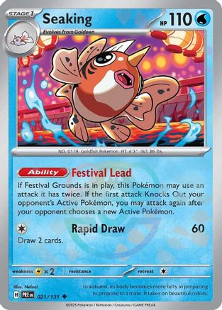 Seaking (Master Ball Pattern) (21) Uncommon Holofoil