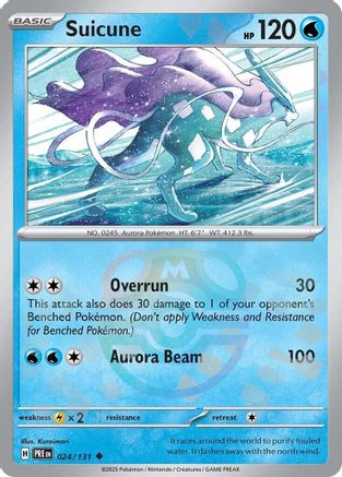 Suicune (Master Ball Pattern) (24) Uncommon Holofoil